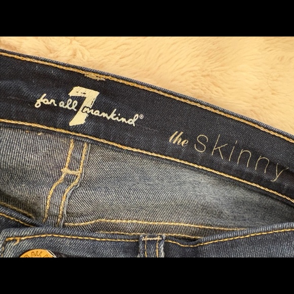 Designer 7 For All Mankind - Skinny Jeans - Picture 2 of 3